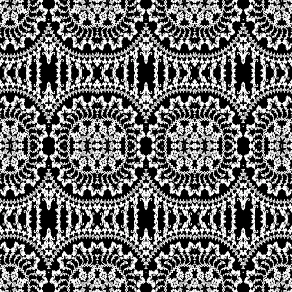 Black-and-white pattern vintage — Stock Vector