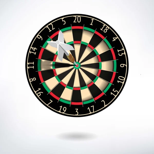 Darts target — Stock Vector