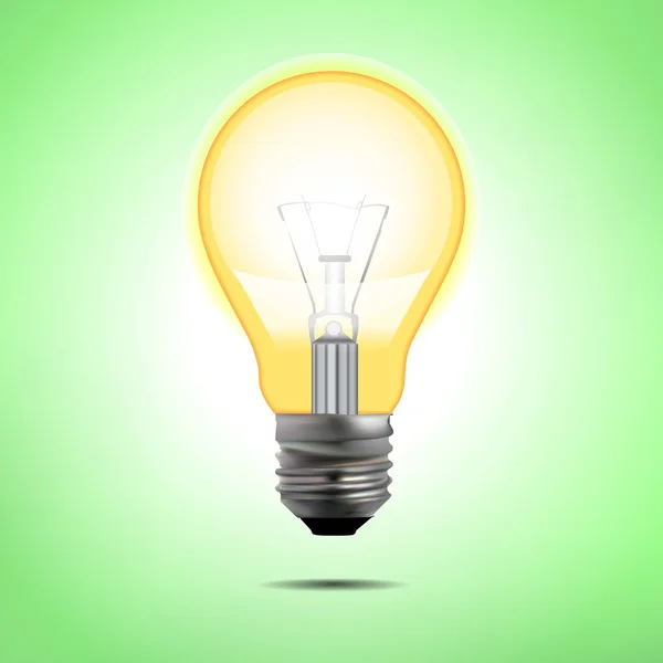 Lámpara incandescente — Vector de stock