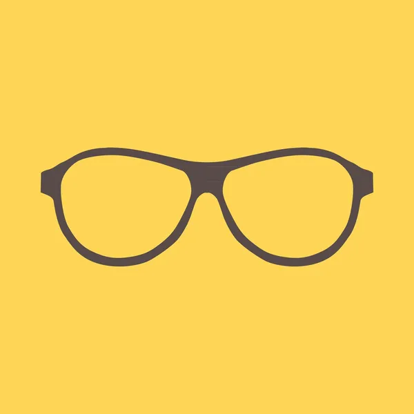 Kulaté brýle v retro stylu — Stockový vektor