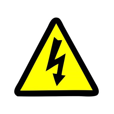 yüksek gerilim işareti