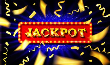 Oyun arkaplan tasarımı için büyük ikramiye ışığı. Parlak ışık efekti. Vektör arkaplanı. Düz vektör.