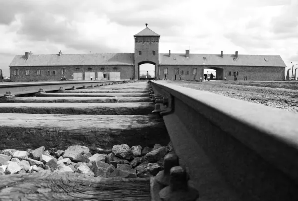 Auschwitz ii - birkenau koncentrationsläger — Stockfoto
