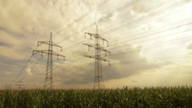 Elektrik kuleleri timelapse