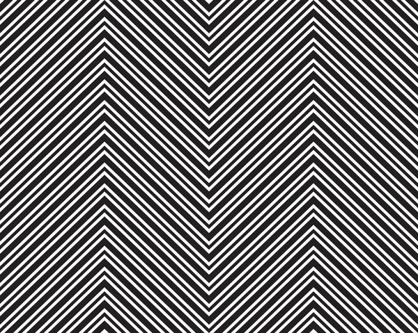 ジグザグの黒い線 シームレスなパターン グラフィックデザイン — ストックベクタ
