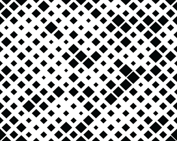 Černá Čtvercová Mozaika Bezešvé Vzor Pozadí Módní Design — Stockový vektor