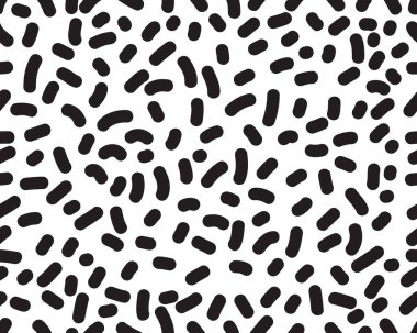 Beyaz arka planda konfetisi olan kusursuz bir desen.