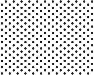 Beyaz arkaplanda siyah daireler, pürüzsüz desen