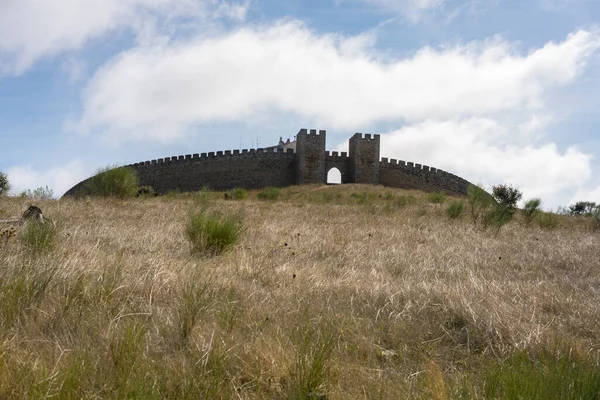 Vista Del Castillo Arraiolos Cima Colina Alentejo Portugal — Foto de Stock