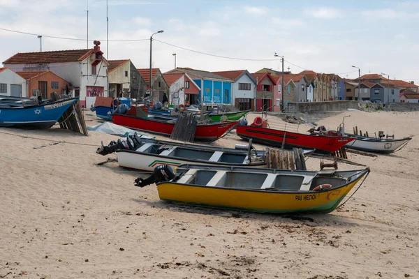 Fishermen Vilage Vila Cha Fishing Boats Beaches Fishermen Houses Portugal — Fotografia de Stock