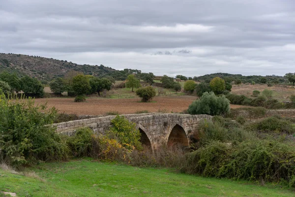 Antiguo Puente Histórico Piedra Idanha Velha Portugal — Foto de Stock