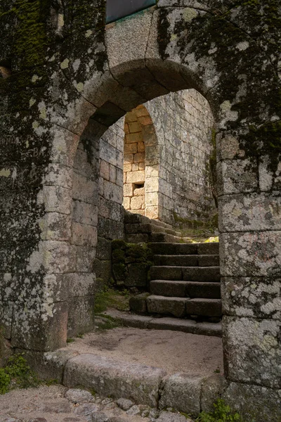 Monsanto Historic Village Stone Gate Entrance Castle Portugal — Fotografie, imagine de stoc