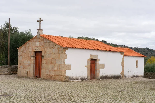 Idanha Velha Little Stone Santo Espirito Chapel Portugal — Stock fotografie
