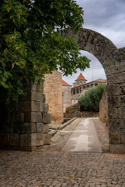 Idanha Velha Castle Wall Entrance Cathedral Church Background Portugal — Stock Fotó