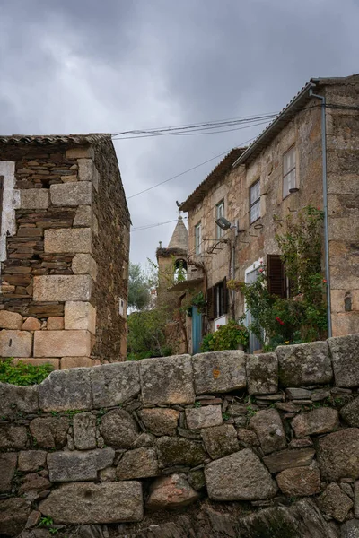 Traditional Houses Traditional Street Idanha Velha Portugal — 스톡 사진