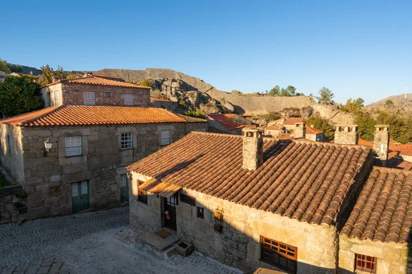 Antique Stone Houses Sortelha Portugal — Stock Photo, Image