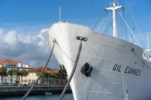 Gil Eanes Historic Naval Museum Ship Boat Viana Castelo Marina Ліцензійні Стокові Фото