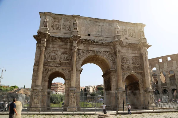 意大利罗马 2019年6月 世界最著名的地标之一 罗马论坛 旅游系列 意大利 意大利罗马市中心的景色 — 图库照片