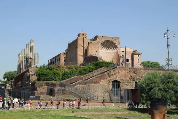 Roma Italia Junio 2019 Uno Los Hitos Más Famosos Del — Foto de Stock