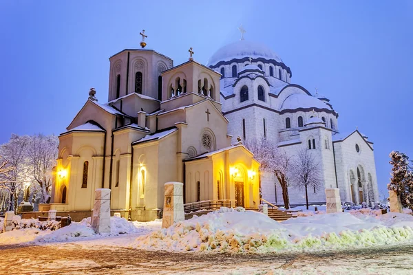 Katedralen saint sava, Belgrad, Serbien — Stockfoto