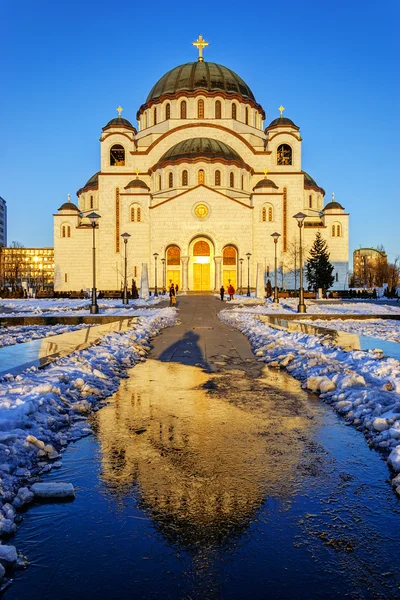 Cathedral of Saint Sava — Stock Photo, Image
