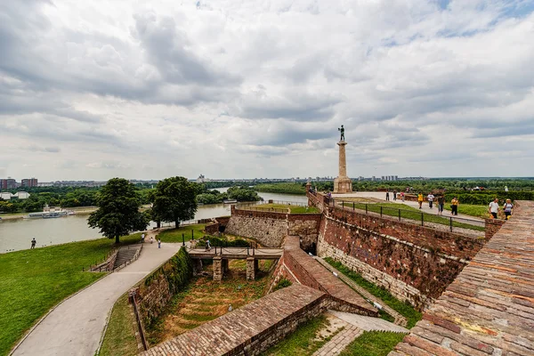 베오그라드 요새 그리고 kalemegdan 공원 — 스톡 사진