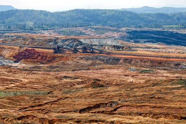 Poço de mineração aberta — Fotografia de Stock