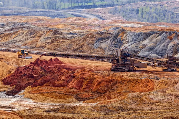 Poço de mineração aberta — Fotografia de Stock