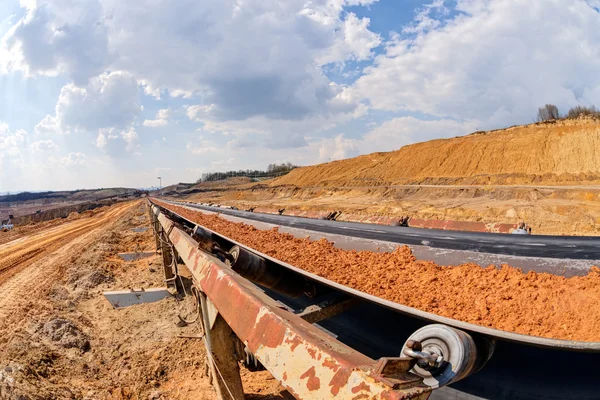 Poço de mineração aberta — Fotografia de Stock