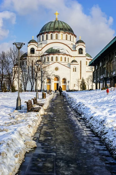 Sankt sava-katedralen — Stockfoto