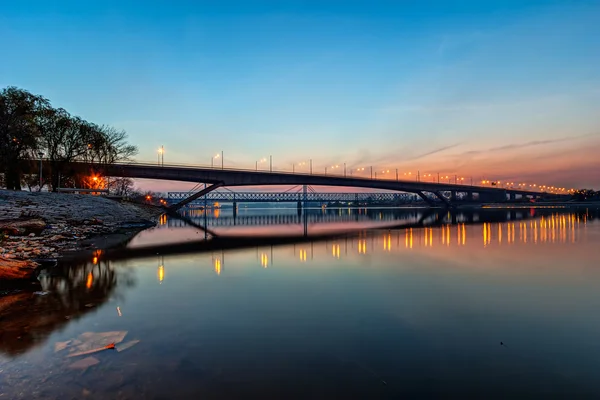 Bridge at night — Stock Photo, Image