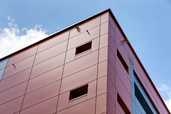 Fachada de alumínio — Fotografia de Stock