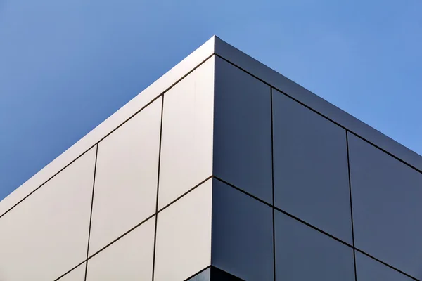 Aluminum facade and alubond panels — Stock Photo, Image