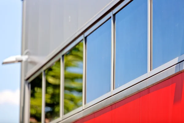 Aluminum facade and alubond panels — Stock Photo, Image