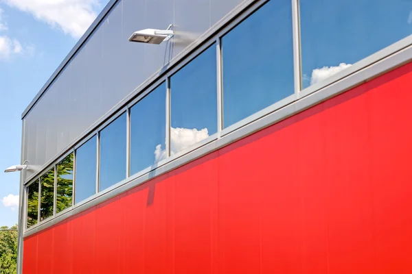 Aluminum facade and alubond panels — Stock Photo, Image