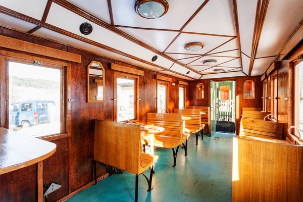 Vieux wagon de train de luxe — Photo