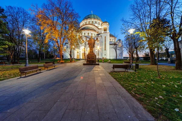 Saint sava tempel — Stockfoto