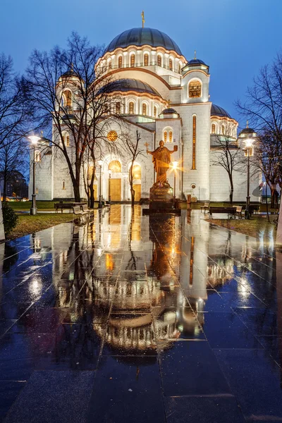 Sankt Sava-tempelet – stockfoto