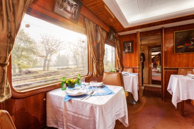 luxury old train carriage clipart