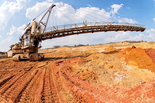 Poço de mineração aberta — Fotografia de Stock