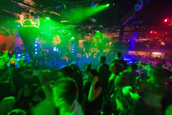 Partij op disco concert — Stockfoto