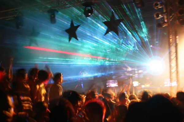 Grote disco partij — Stockfoto