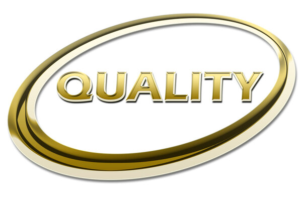 Quality sign symbol