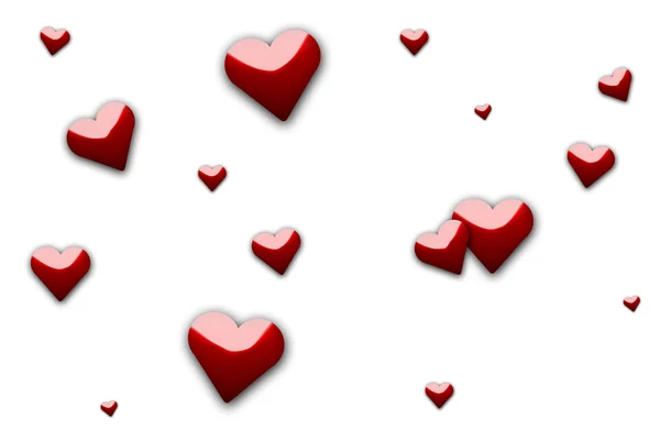 Random Hearts — Stock Photo, Image