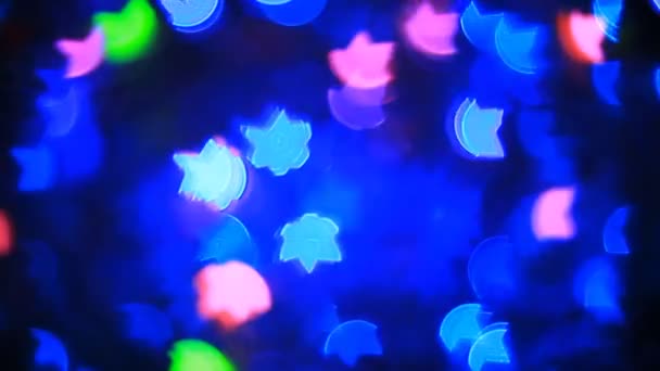 Фоновый свет Боке — стоковое видео