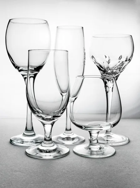 Empty glasses — Stock Photo, Image