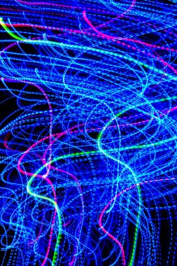 Soyut renkli ışıklandırma efekti arka planı