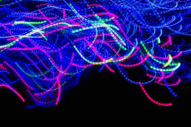 Soyut renkli ışıklandırma efekti arka planı