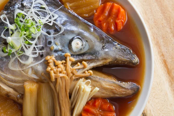 Salmon Head Sweet Sauce Japanese Food — Stock Photo, Image