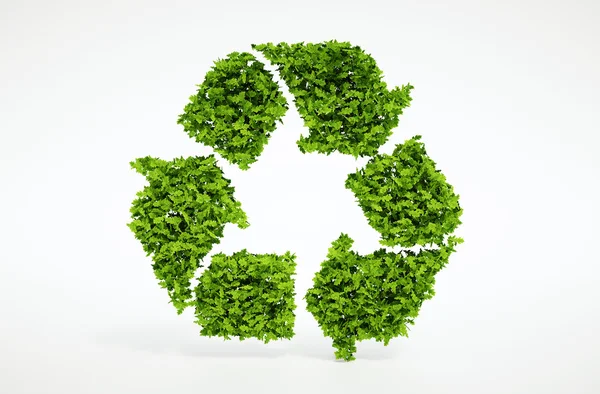 Nature recycling symbol — Stock Photo, Image